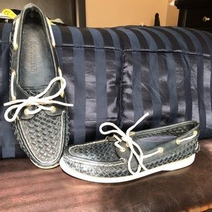 Navy Sperry Boat Shoes